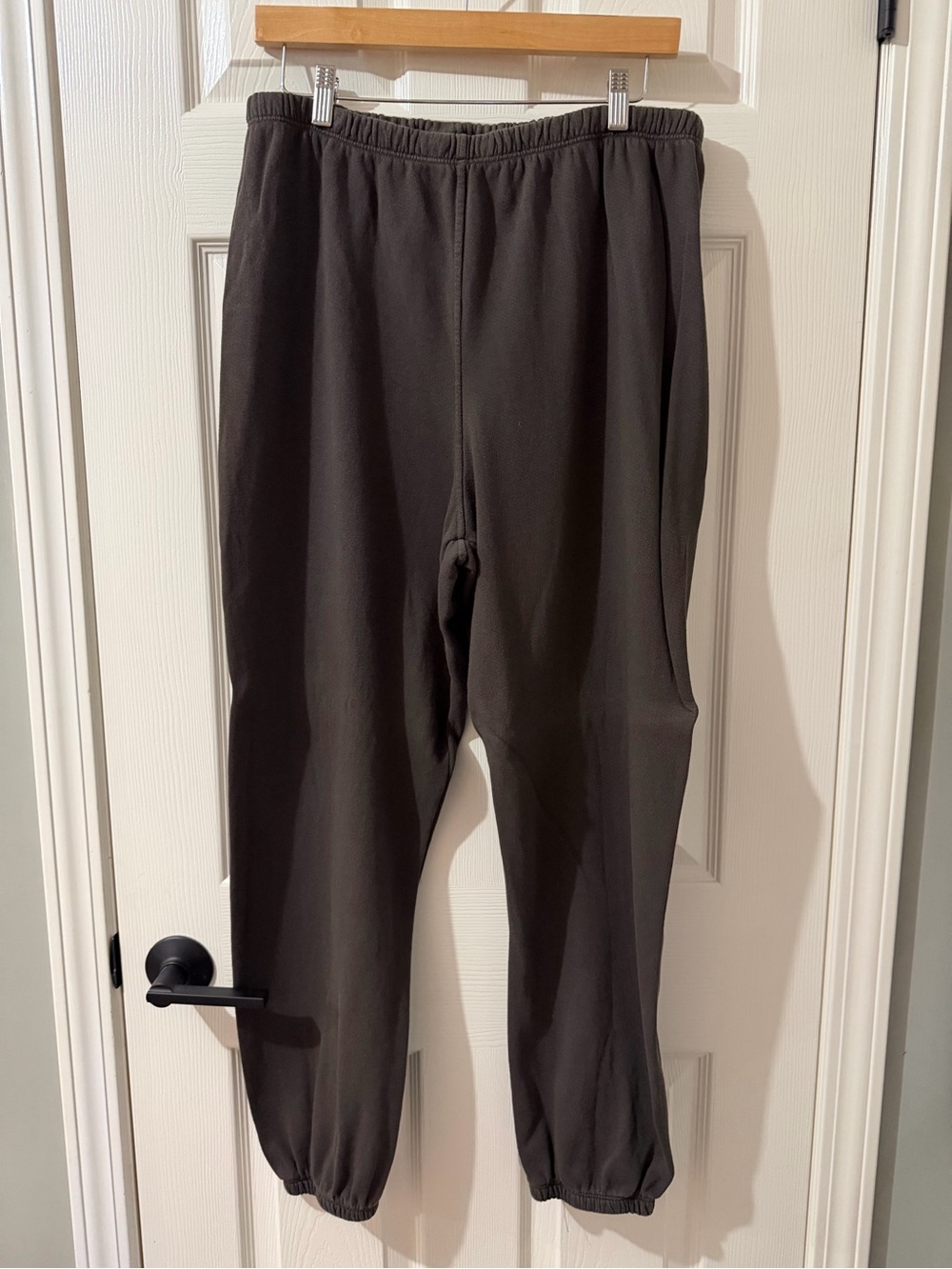perfect white tee sweatpants in brown